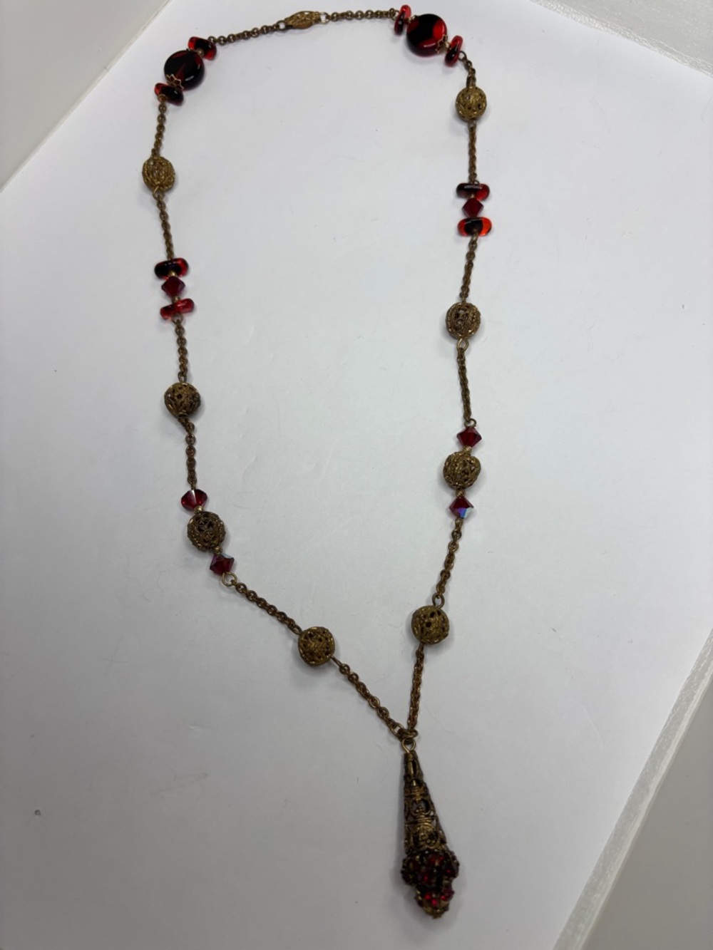 Art Deco 20” necklace